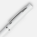 Ручка шариковая Euro Chrome, белая для нанесения логотипа
