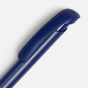 Ручка шариковая Clear Solid, синяя для нанесения логотипа