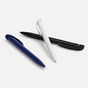 Ручка шариковая Clear Solid, белая для нанесения логотипа