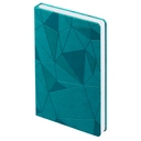 Ежедневник Gems, недатированный, бирюзовый для нанесения логотипа