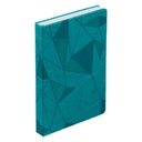 Ежедневник Gems, недатированный, бирюзовый для нанесения логотипа