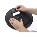 Часы настенные Insert2, белые для нанесения логотипа