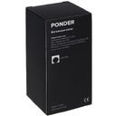 Дорожные весы Ponder, черные для нанесения логотипа