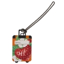 Бирка для багажа Trolley, оранжевая для нанесения логотипа