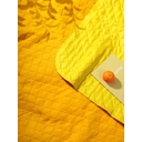 Плед для пикника Soft & Dry, желтый для нанесения логотипа