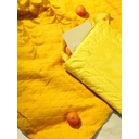 Плед для пикника Soft & Dry, желтый для нанесения логотипа