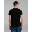 Футболка мужская Regent Fit 150, черная, размер XS для нанесения логотипа
