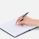 Ручка шариковая Prodir DS8 PRR-T Soft Touch, серая для нанесения логотипа
