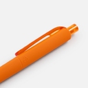 Ручка шариковая Prodir DS8 PRR-T Soft Touch, оранжевая для нанесения логотипа