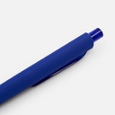 Ручка шариковая Prodir DS8 PRR-T Soft Touch, синяя для нанесения логотипа