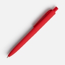 Ручка шариковая Prodir DS8 PRR-T Soft Touch, красная для нанесения логотипа