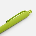 Ручка шариковая Prodir DS8 PRR-T Soft Touch, зеленая для нанесения логотипа