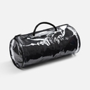 Подушка автомобильная на подголовник Roadie, черная для нанесения логотипа