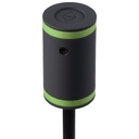 Зонт складной AOC Mini с цветными спицами, зеленое яблоко для нанесения логотипа