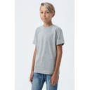 Футболка детская Regent Fit Kids, серый меланж, на рост 96-104 см (4 года) для нанесения логотипа