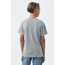 Футболка детская Regent Fit Kids, серый меланж, на рост 96-104 см (4 года) для нанесения логотипа