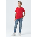 Футболка детская Regent Fit Kids, красная, на рост 96-104 см (4 года) для нанесения логотипа