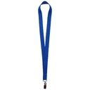 Лента для бейджа Neckband, синяя для нанесения логотипа