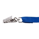 Лента для бейджа Neckband, синяя для нанесения логотипа
