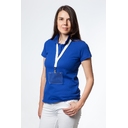 Лента для бейджа Neckband, белая для нанесения логотипа