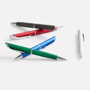 Ручка шариковая Glide, серая для нанесения логотипа