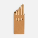 Набор цветных карандашей Pencilvania Mini, крафт для нанесения логотипа