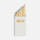 Набор цветных карандашей Pencilvania Mini, белый для нанесения логотипа