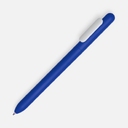 Ручка шариковая Swiper Soft Touch, синяя с белым для нанесения логотипа