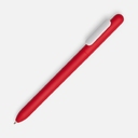 Ручка шариковая Swiper Soft Touch, красная с белым для нанесения логотипа