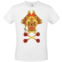 Футболка Yo Ho Hohloma, белая, размер XS для нанесения логотипа