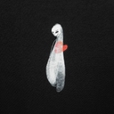Футболка женская Ghost of Love, черная, размер S для нанесения логотипа