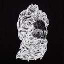 Футболка Tattoo Inverted, черная, размер S для нанесения логотипа
