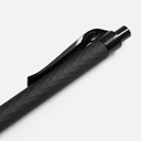 Ручка шариковая Prodir QS01 PRP-P Soft Touch, черная для нанесения логотипа