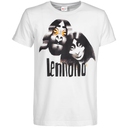 Футболка «Меламед. John Lennon, Yoko Ono», белая, размер S для нанесения логотипа