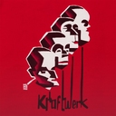 Футболка «Меламед. Kraftwerk», красная, размер S для нанесения логотипа