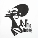 Футболка женская «Меламед. Nina Simone», белая, размер S для нанесения логотипа