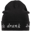 Шапка с вышивкой Drunk, черная для нанесения логотипа