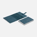 Ежедневник-органайзер Twill, недатированный, синий для нанесения логотипа