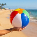 Надувной пляжный мяч Sunny Fun для нанесения логотипа