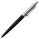 Ручка шариковая Parker Jotter Core K63, черный с серебристым для нанесения логотипа