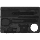 Набор инструментов SwissCard Lite, черный для нанесения логотипа