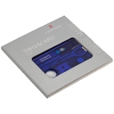 Набор инструментов SwissCard Lite, синий для нанесения логотипа