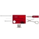 Набор инструментов SwissCard Lite, красный для нанесения логотипа