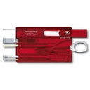 Набор инструментов SwissCard, полупрозрачный красный для нанесения логотипа