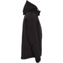 Куртка мужская Hooded Softshell черная, размер S для нанесения логотипа
