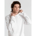 Толстовка с капюшоном унисекс Hoodie, белая, размер S для нанесения логотипа