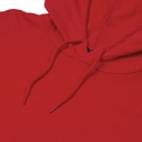 Толстовка с капюшоном унисекс Hoodie, красная, размер S для нанесения логотипа