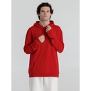 Толстовка с капюшоном унисекс Hoodie, красная, размер S для нанесения логотипа