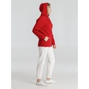 Толстовка с капюшоном унисекс Hoodie, красная, размер S для нанесения логотипа