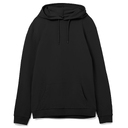 Толстовка с капюшоном унисекс Hoodie, черная, размер S для нанесения логотипа